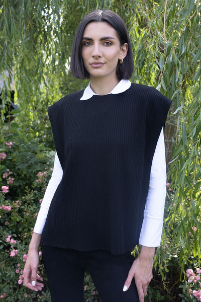 NO2MORO Eros Sleeveless Knit, Black
