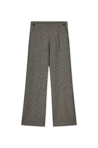 Kyra River Tweed Trouser, Camel