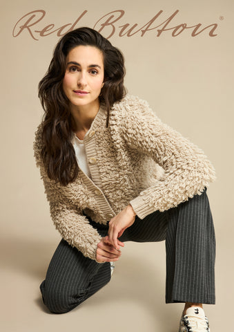 Red Button Colette Punta, Sporty Pinstripe, Grey Melange