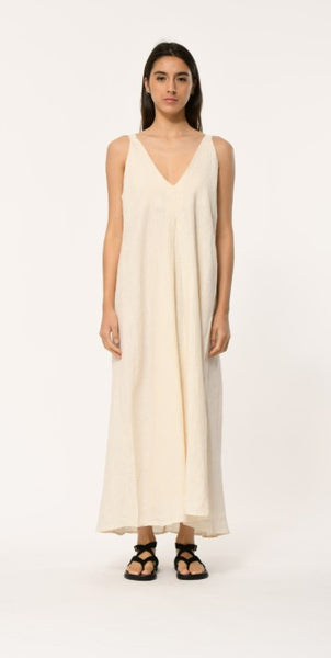 Humility Lacenza Linen Dress, Cream