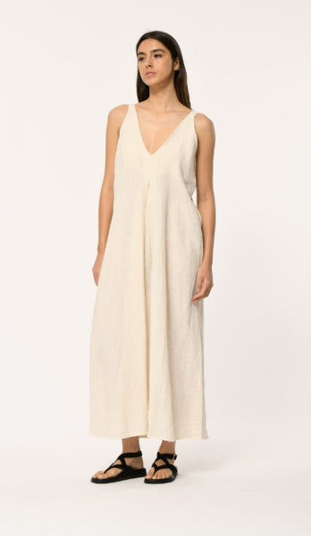 Humility Lacenza Linen Dress, Cream