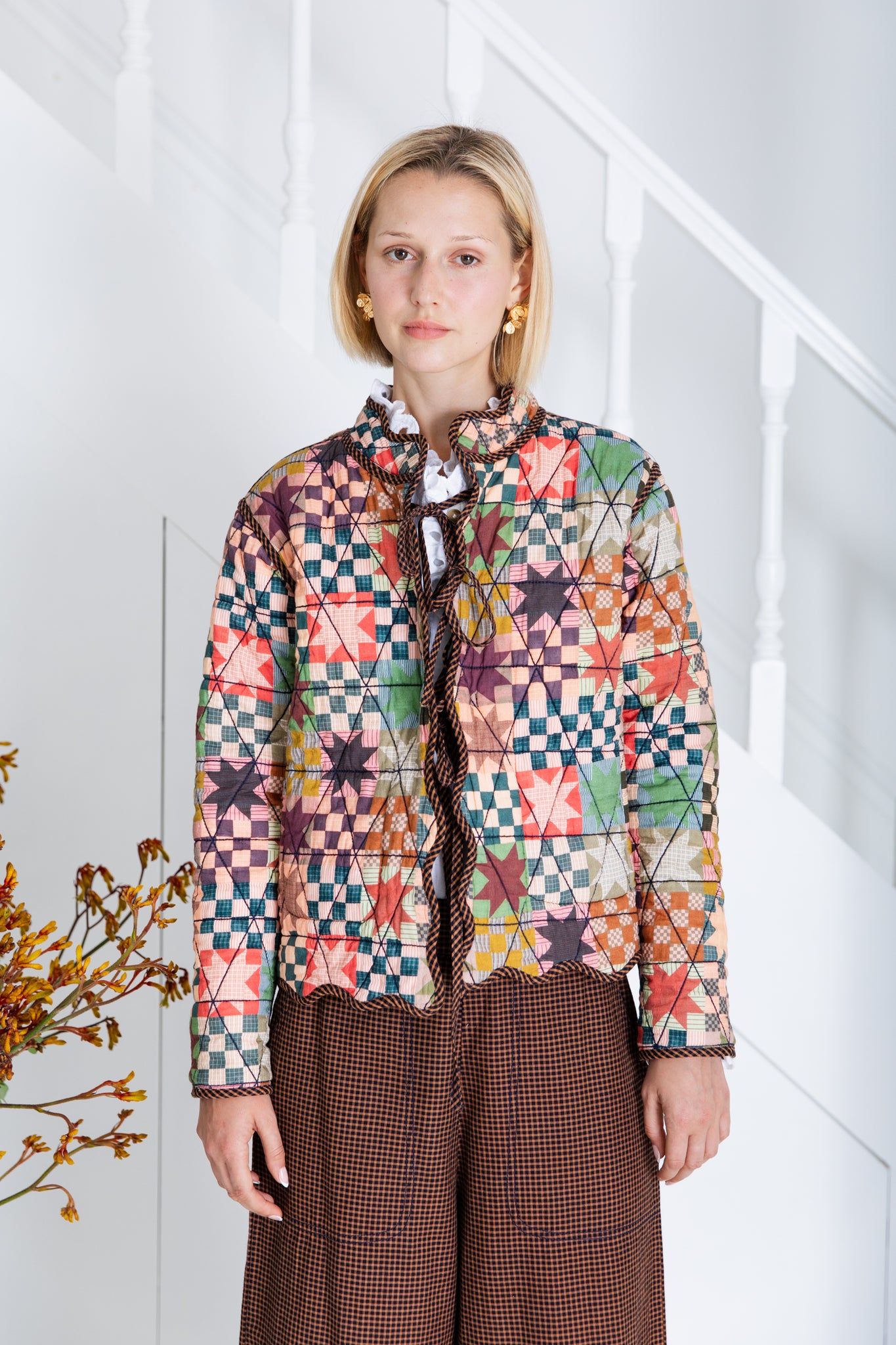 Bonté Mikka Reversible Quilted Jacket, Ink & Sand