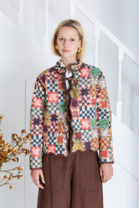 Bonté Mikka Reversible Quilted Jacket, Ink & Sand