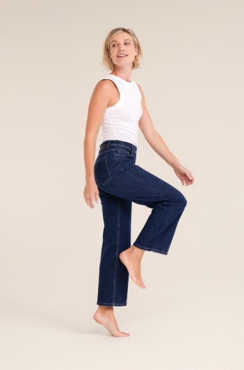 Stehmann Melli Cropped Trousers, Dark Denim Eclipse