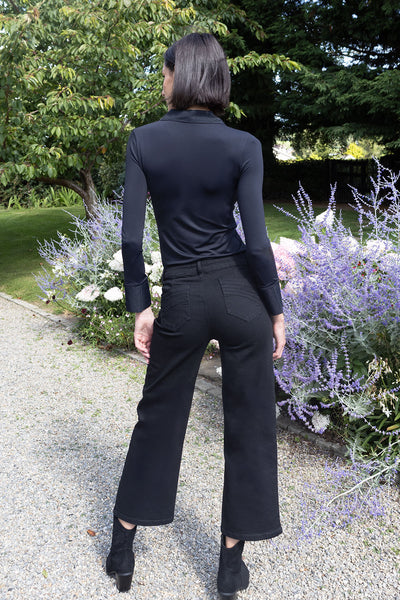 NO2MORO Napoli Cropped Jeans, Black