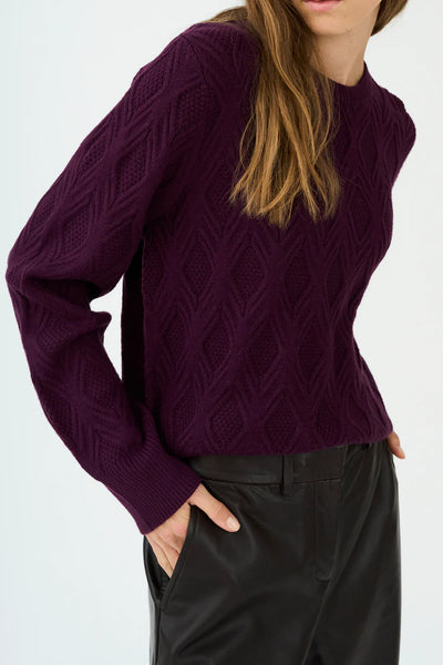 Pieszak Jasmin Knitwear, Grape Nectar