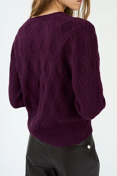 Pieszak Jasmin Knitwear, Grape Nectar