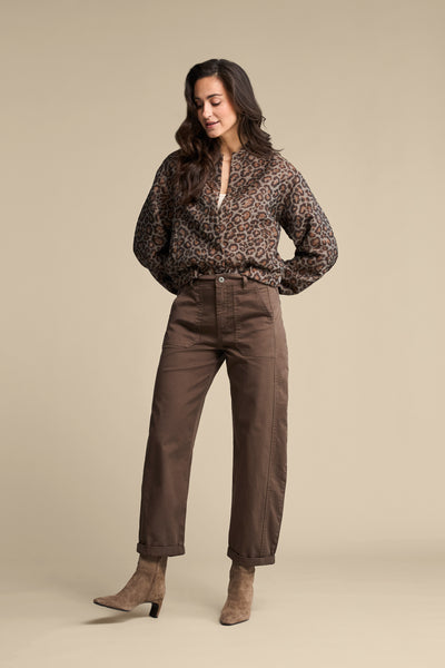 Red Button Margot Jeans, Mud Brown