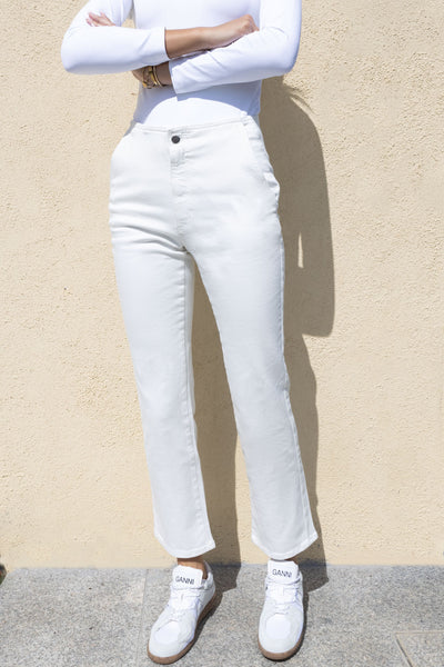 No2moro Rome Jeans, Winter White