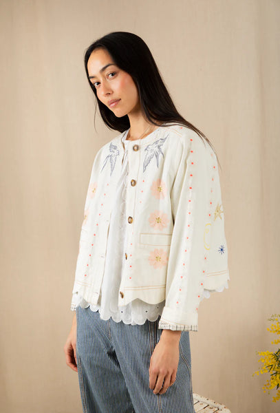 Bonte Rosie Jacket, Ecru Multi