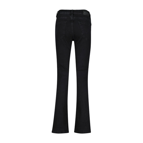 Red Button Babette Flare Jeans, Black Denim