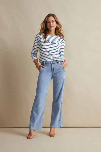 Red Button Colette Bleached Denim Jeans,  High Rise