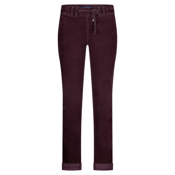 Red Button Tessy Corduroy, Aubergine