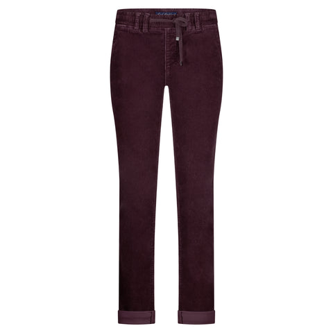 Red Button Tessy Corduroy, Aubergine