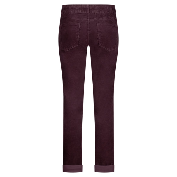 Red Button Tessy Corduroy, Aubergine