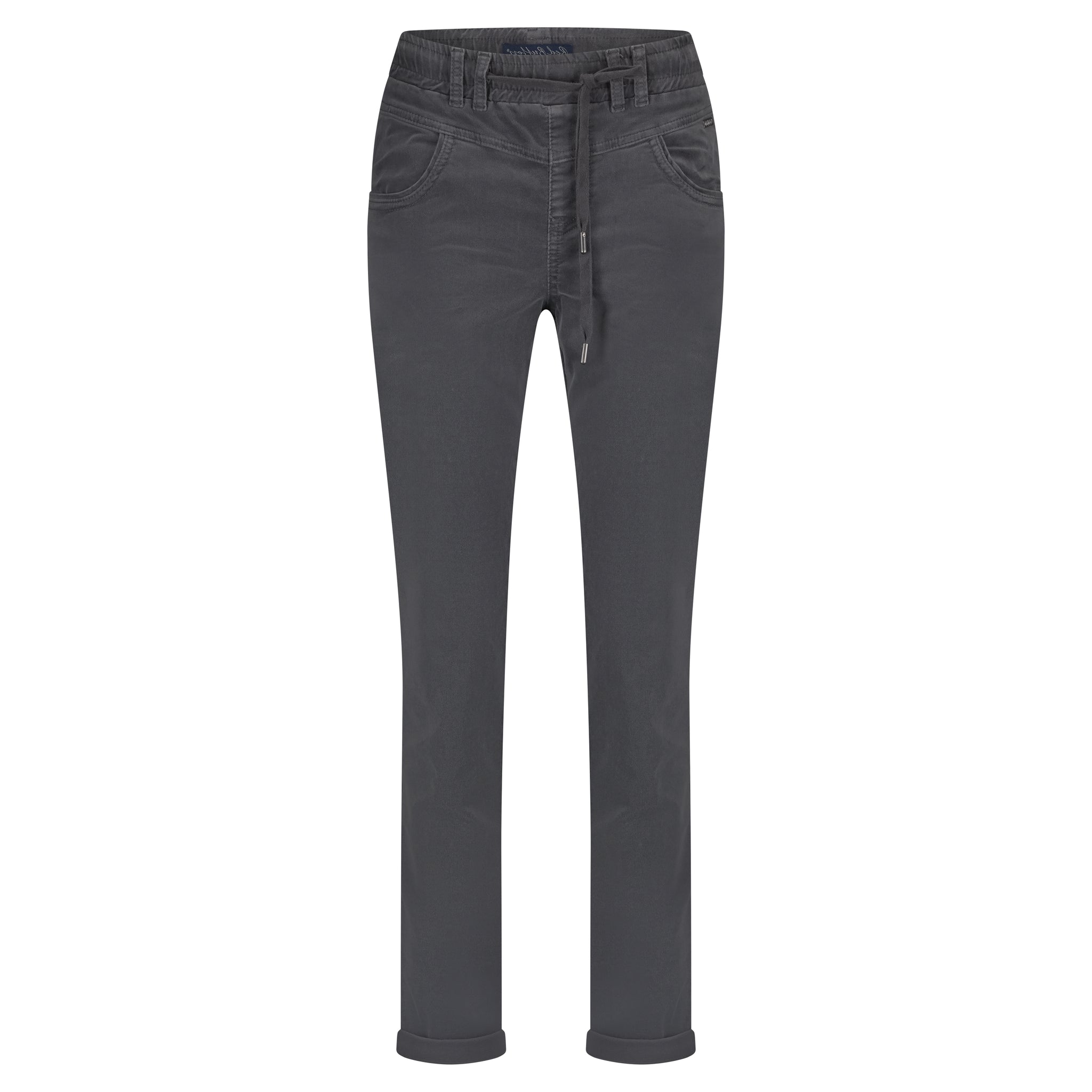 Red Button Tessy Velvet Jeans,  Lava
