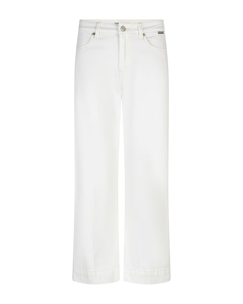 Red Button Conny Cropped Jeans, Off White