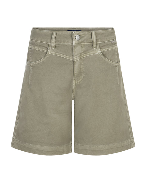 Red Button Kate Shorts, Light Khaki