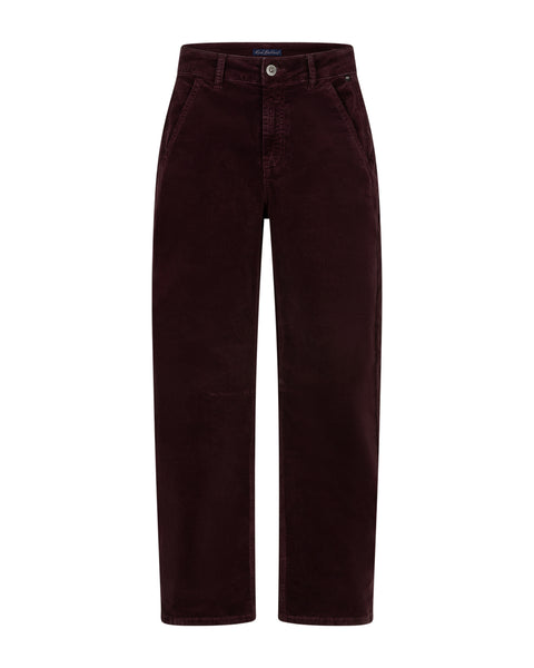 Red Button Caitlina Fine Corduroy Jeans, Burgundy