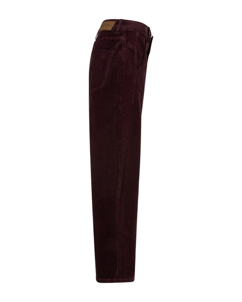 Red Button Caitlina Fine Corduroy Jeans, Burgundy