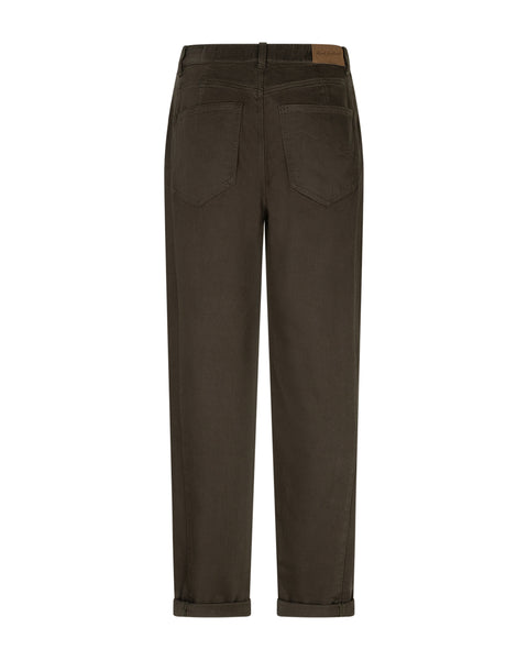 Red Button Caitlina Side Patch Jeans, Dark Green