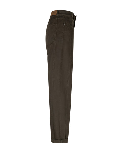 Red Button Caitlina Side Patch Jeans, Dark Green
