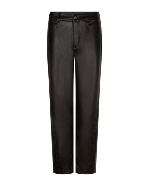 Red Button Caitlina Faux Leather Jeans, Espresso