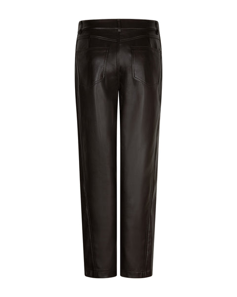 Red Button Caitlina Faux Leather Jeans, Espresso