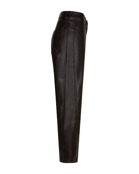 Red Button Caitlina Faux Leather Jeans, Espresso