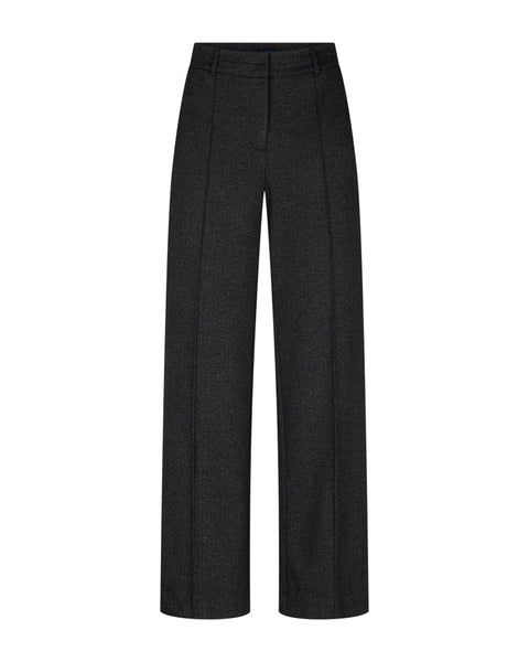 Red Button Claudette Herringbone Trouser, Grey Black