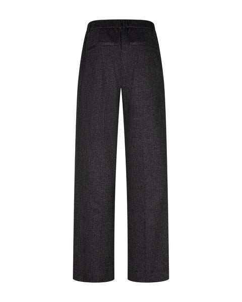 Red Button Claudette Herringbone Trouser, Grey Black