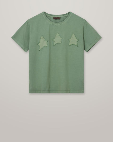 Heyanno Star T-Shirt, Watercress