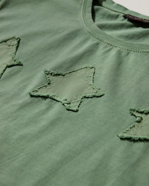 Heyanno Star T-Shirt, Watercress