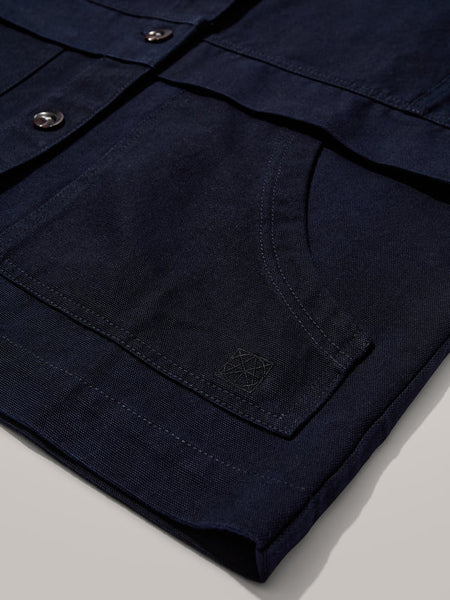 Heyanno Sail Canvas Jacket, Blueberry - Flax In Bloom