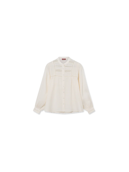 Heyanno Story Lace Blouse, Ecru