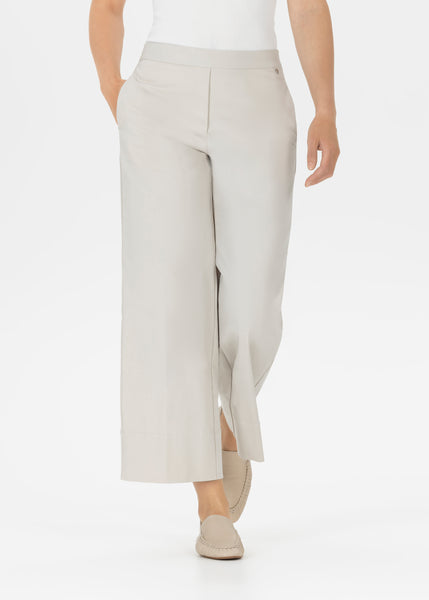 Stehmann Fabienne Trouser, Beige - Flax In Bloom