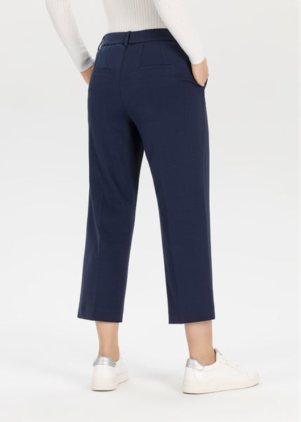 Stehmann Fenja2 650 Navy Cropped Trousers,  Marine Navy