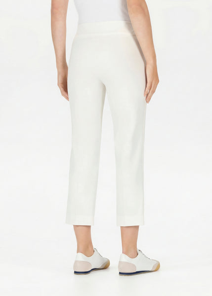 Stehmann Ina Trouser, Cream - Flax In Bloom