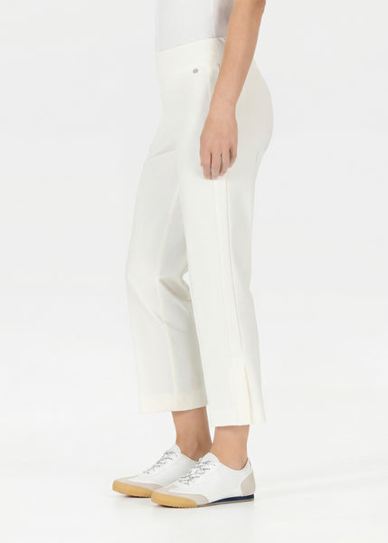 Stehmann Ina Trouser, Cream - Flax In Bloom
