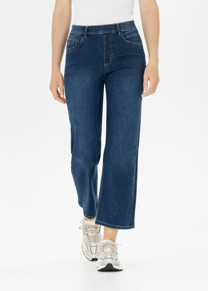 Stehmann Melli Cropped Jeans, Fjord Navy Denim