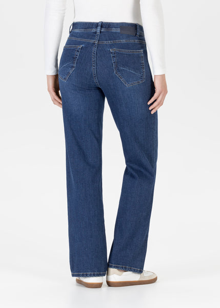 Stehmann Melli Flared Jeans, Fjord Navy Denim