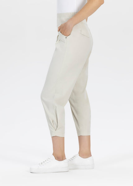 Stehmann Rachell 650 Cropped Trousers, Chalk
