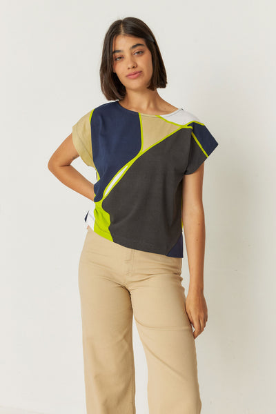 SKFK Eider Top, GOTS (Organic Cotton), Patches