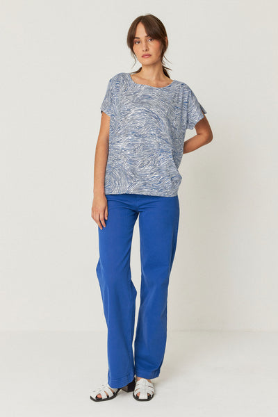 SKFK Iride GOTS (Organic Cotton), Blue Stream