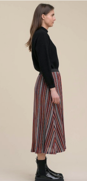 La Fee Maraboutee Rabana Skirt, Multicolour - Flax In Bloom