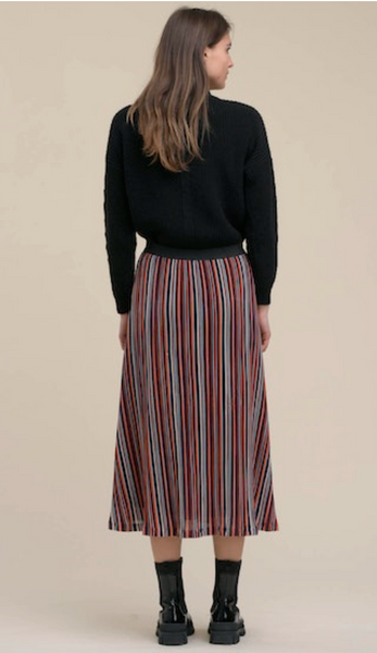 La Fee Maraboutee Rabana Skirt, Multicolour - Flax In Bloom