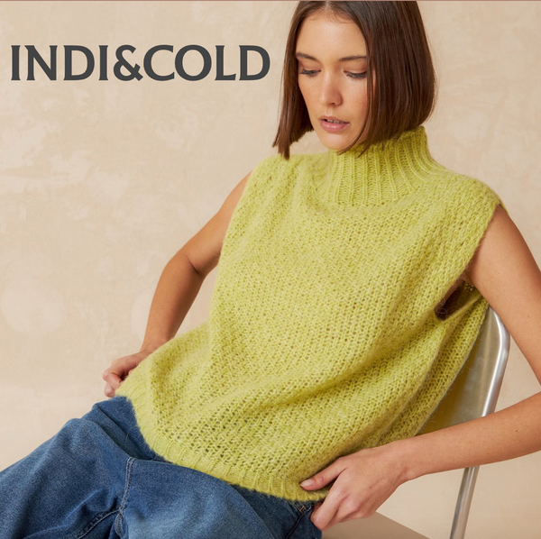 Indi and Cold Sleeveless Pullover, Sorbet