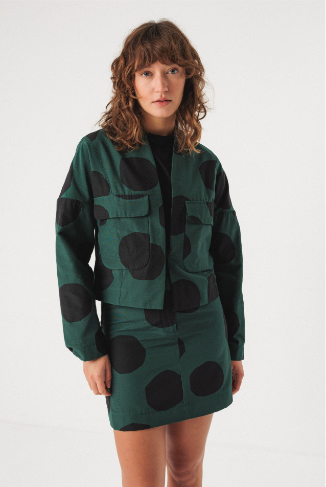 SKFK Kuntxe Bomber Jacket, Dots