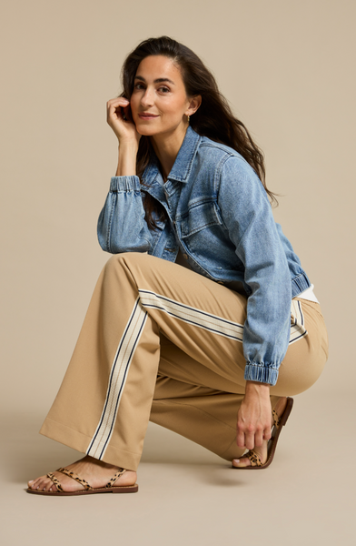 Red Button Juno Denim Jacket, Light Stone