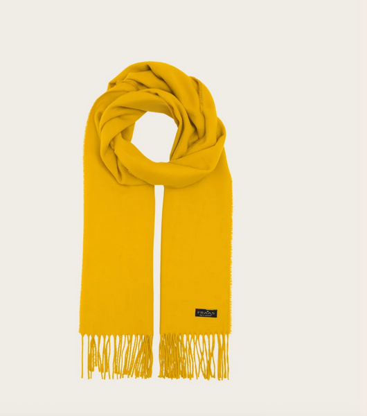 Fraas Cashmink Scarf With Geometric Colour Block Design